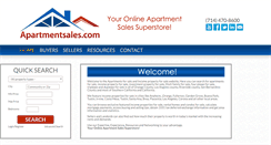 Desktop Screenshot of apartmentsales.com